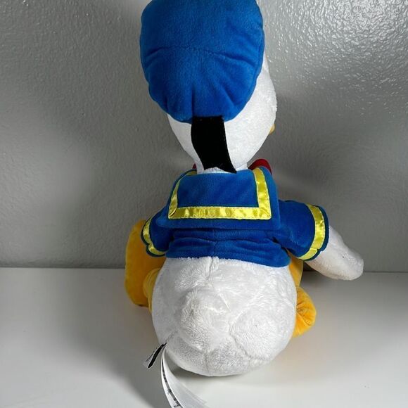 Walt Disney World Donald Duck Stuffed Animal. Blue & White. Medium Size. - Picture 3 of 7